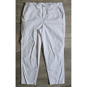 Eileen Fisher Pants‎ Women Large White Lantern Organic Hemp Blend Coastal